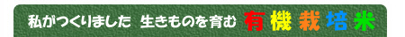 生きものを育む 有機栽培米